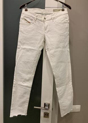 Белые качественные джинсы diesel, оригинал