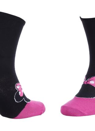 Шкарпетки MINNIE TETE CONTOUR + NOEUD чорний, пурпурний Жін 36...