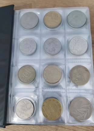 Коллекция монет мира 120шт