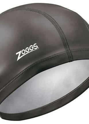 Шапочка для плавання Zoggs Nylon-Spandex PU Coated Cap чорний