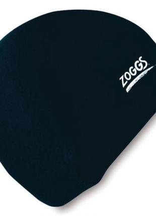 Шапочка для плавання дитяча Zoggs Silicone чорна