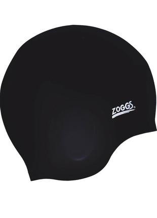Шапочка для плавання Zoggs Ultra-fit Silicone Cap чорна