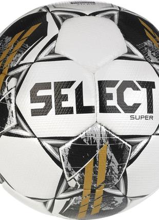 М'яч футбольний Select SUPER FIFA v23 білий, сірий