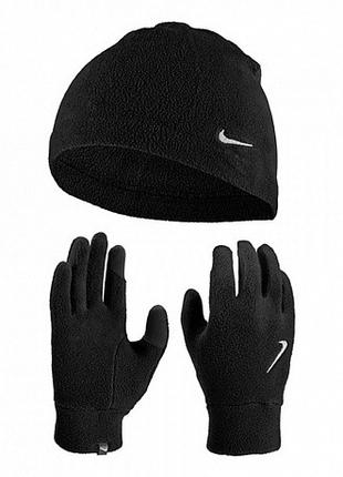 Набір шапка і рукавички NIKE M FLEECE HAT AND GLOVE SET чорний...