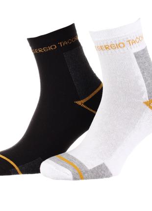 Шкарпетки Sergio Tacchini 3-pack чорний, білий Уні 36-40