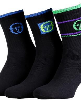 Шкарпетки Sergio Tacchini 3-pack синій, зелений Жін 35-37