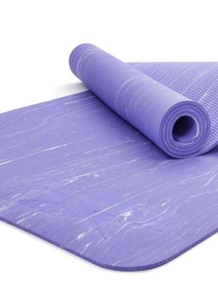 Килимок для йоги Reebok Camo Yoga Mat фіолетовий Уні 173 х 61 ...