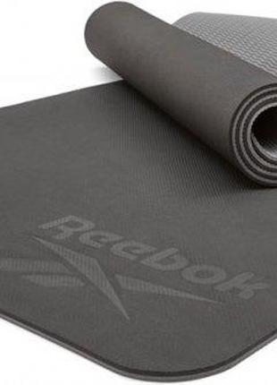Двосторонній килимок для йоги Reebok Double Sided Yoga Mat чор...
