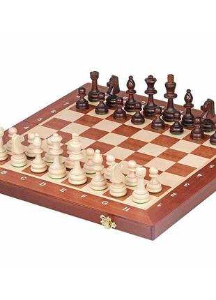 Шахи MADON Турнірні інтарсія №4 коричневий, бежевий Уні 40,5х4...