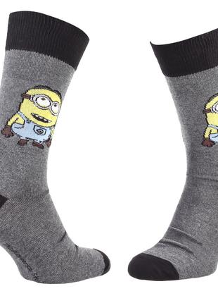 Шкарпетки MINIONS SOCKS світло-сірий Чол 43-46, арт.93153667-1