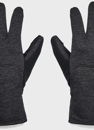 Рукавиці Under Armour UA Storm Fleece Gloves чорний, сірий Чол XL