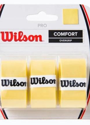 Обмотка Wilson pro overgrip yellow 3pack