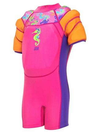 Гідрокостюм дитячий Zoggs Floatsuit з поплавками рожевий 4-5 роки
