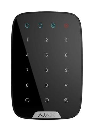 Беспроводная сенсорная клавиатура Ajax KeyPad (чёрная)