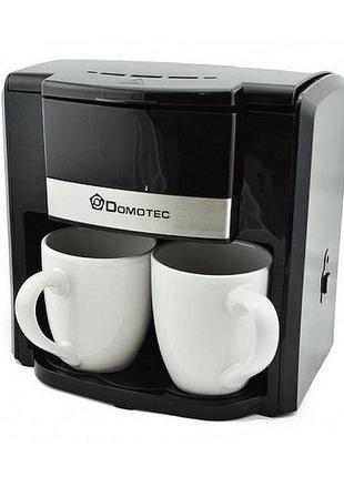 Кавоварка Domotec Ms-0708 із двома чашками, 500 Вт