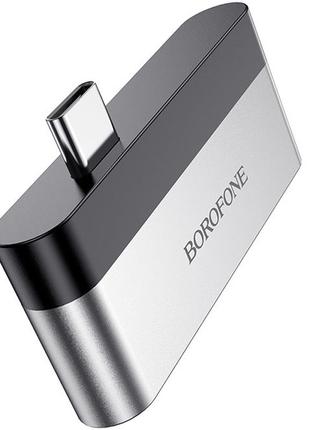 Переходник Borofone DH2 Type-C to HDMI+USB3.0