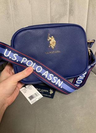 Оригінальна сумка US Polo Classic Zip Crossbody Bag