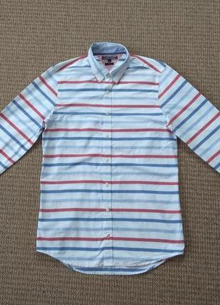 Tommy hilfiger рубашка slim fit оригинал (l)