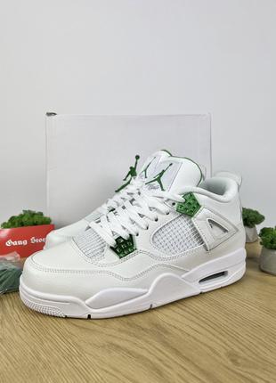 Кросівки Nike Air Jordan 4 «Green Metallic»
