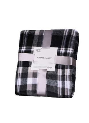 Плед Ardesto Flannel клетка серая, 160х200 см (ART0101PB)