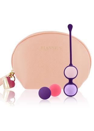 Вагинальные шарики 4шт Rianne S Pussy Playballs Purple ROSE