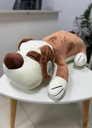 Іграшка-плед собака коричневий