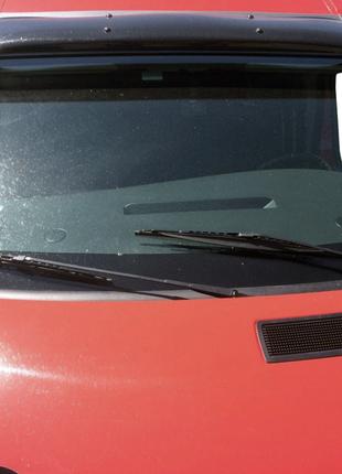 Козырек на лобовое стекло (черный глянец, 5мм) для Opel Vivaro...