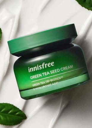 INNISFREE Green Tea Seed Cream 20ml Глубоко увлажняющий крем для