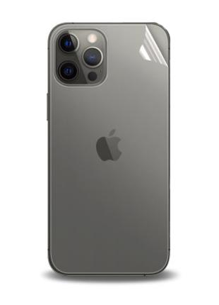 Гидрогелевая матовая защитная пленка на заднюю панель iPhone 1...