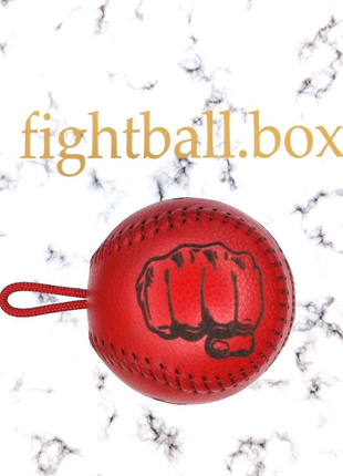 fightball box файт болл бокс м'яч на резинці шкіра файтбол подару