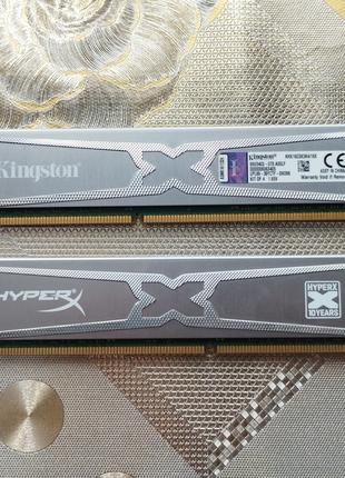 Оперативна память Kingston HyperX DDR3 2*4 8Gb 1600MHz PC3-12800