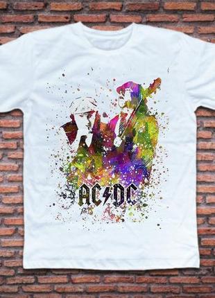 Футболка youstyle ac/dc 0600 xxxl white