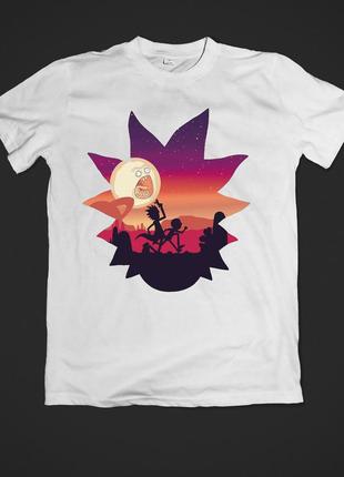 Футболка youstyle rick and morty 0686 xxl white