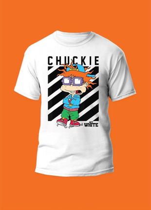 Футболка youstyle chuckie off white 1113 white