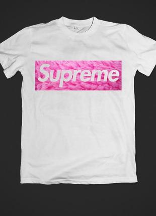 Футболка youstyle supreme 0672 xs white