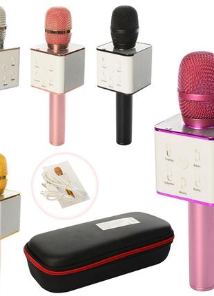 Мікрофон Q7 (10шт) 25см, акум, USB, Bluetooth, мікс кольорів, ...
