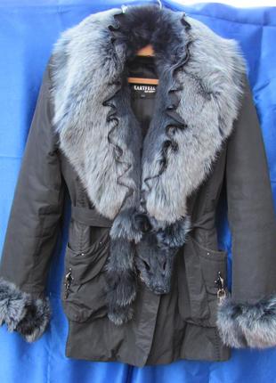 Куртка 2 в 1 (зимняя+демесезонная), размер м