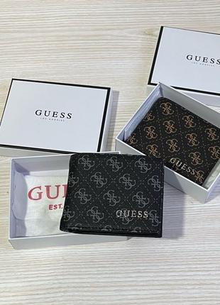 Гаманці guess шкіряні з подарунковою коробкою