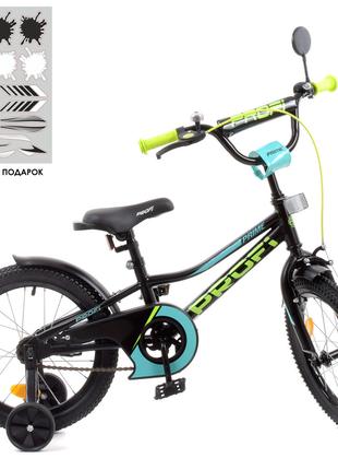 Велосипед дитячий PROF1 16д. Y16224 (1шт) Prime,SKD45,ліхтар,д...
