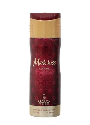 Парфумований жіночий дезодорант Cosmo Designs Mark Kiss 200 мл