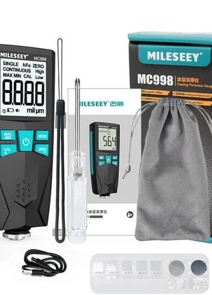MiLESEEY MC998+ толщиномер краски, Fe/NFe, диапазон 1500 мкм, ...