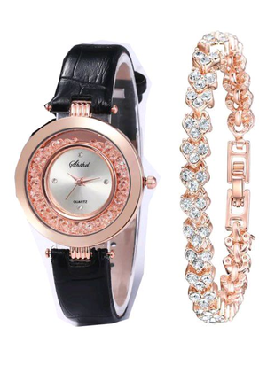 Гарний жіночий наручний годинник і браслет. Нові