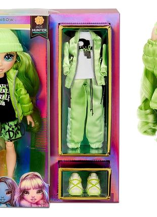 Кукла Рейнбоу Хай Джейд Хантер зеленая Rainbow High Jade Hunter