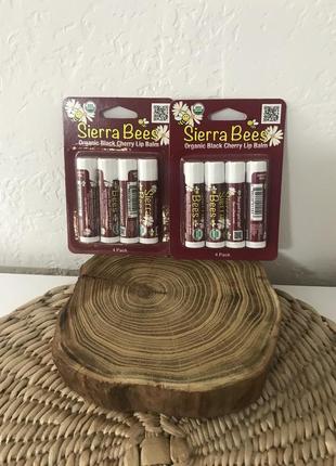 Sierra bees, органические бальзамы для губ, с запахом черешни,...