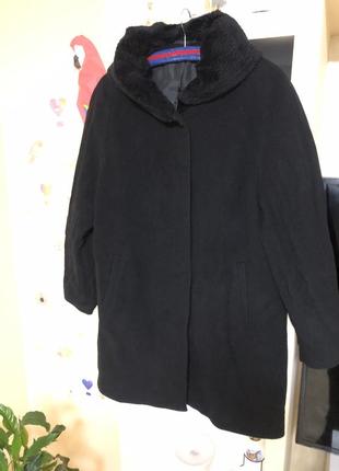 Роскошное кашемировое пальто, размер хл-2хл
