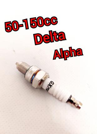 Свеча скутер 50-150сс Delta Alpha M10*1,00 12,7mm