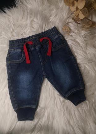Джинси штани на 0-3 місяці штанці штанішки