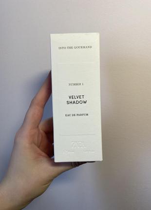 Женский парфюм velvet shadow 30 ml от zara