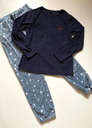 Теплая флисовая пижама esmara комплект для дома