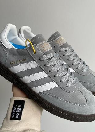 Кросівки adidas spezial grey white